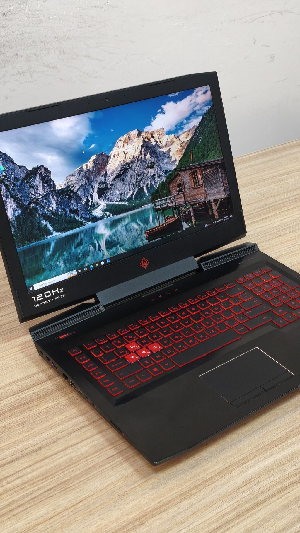 HP Omen oyun noutbuku parametrləri səkildə var - Ekran: 17.3" Full — HP, Bakı (4)