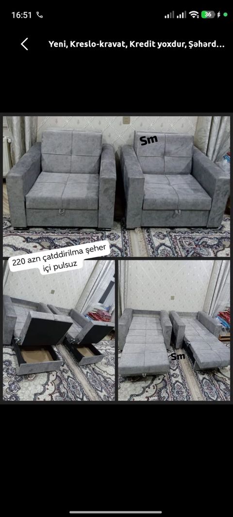 Yeni, Kreslo-kravat, Parça, Kredit yoxdur, Şəhərdaxili pulsuz çatdırılma — Digah