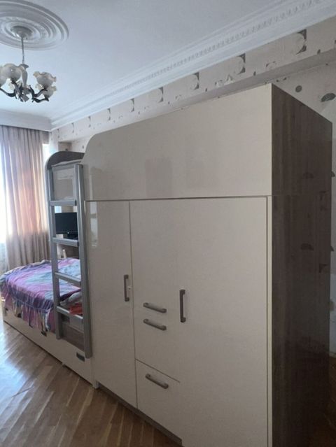 Uşaq/yeniyetmə otağı üçün çoxfunksiyalı 2 mərtəbəli yataq dəsti — Bakı