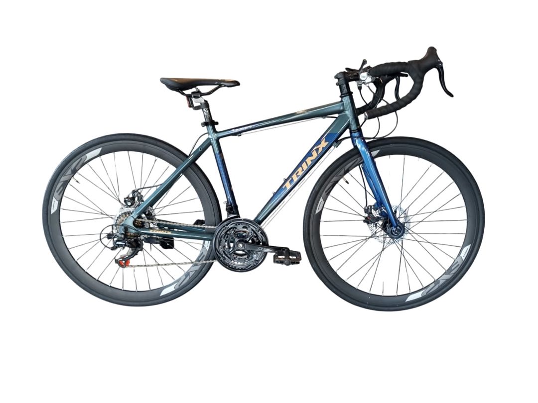 Şose velosipedi Trinx Tempo 1.1, mavi — Velosipedlər, Bakı