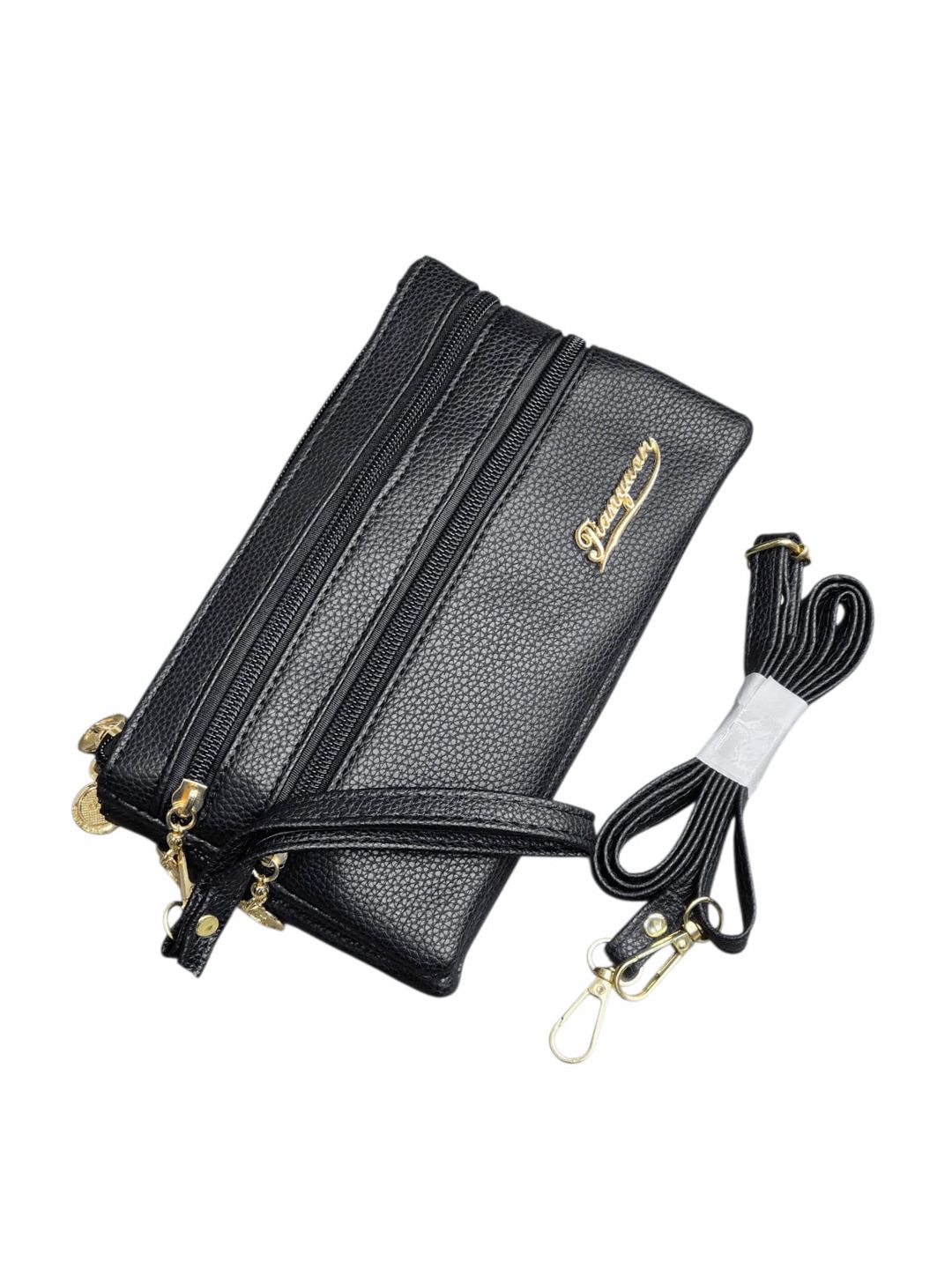 Qadın çantası Crossbody Bag, qara - WalletCo_2804-Clutch_Black — Mallar, Bakı (3)