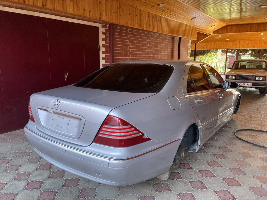 Mercedes S 320, 3.2 L, 2000 il, 372 000 km — Avtomobillər, Masallı (7)
