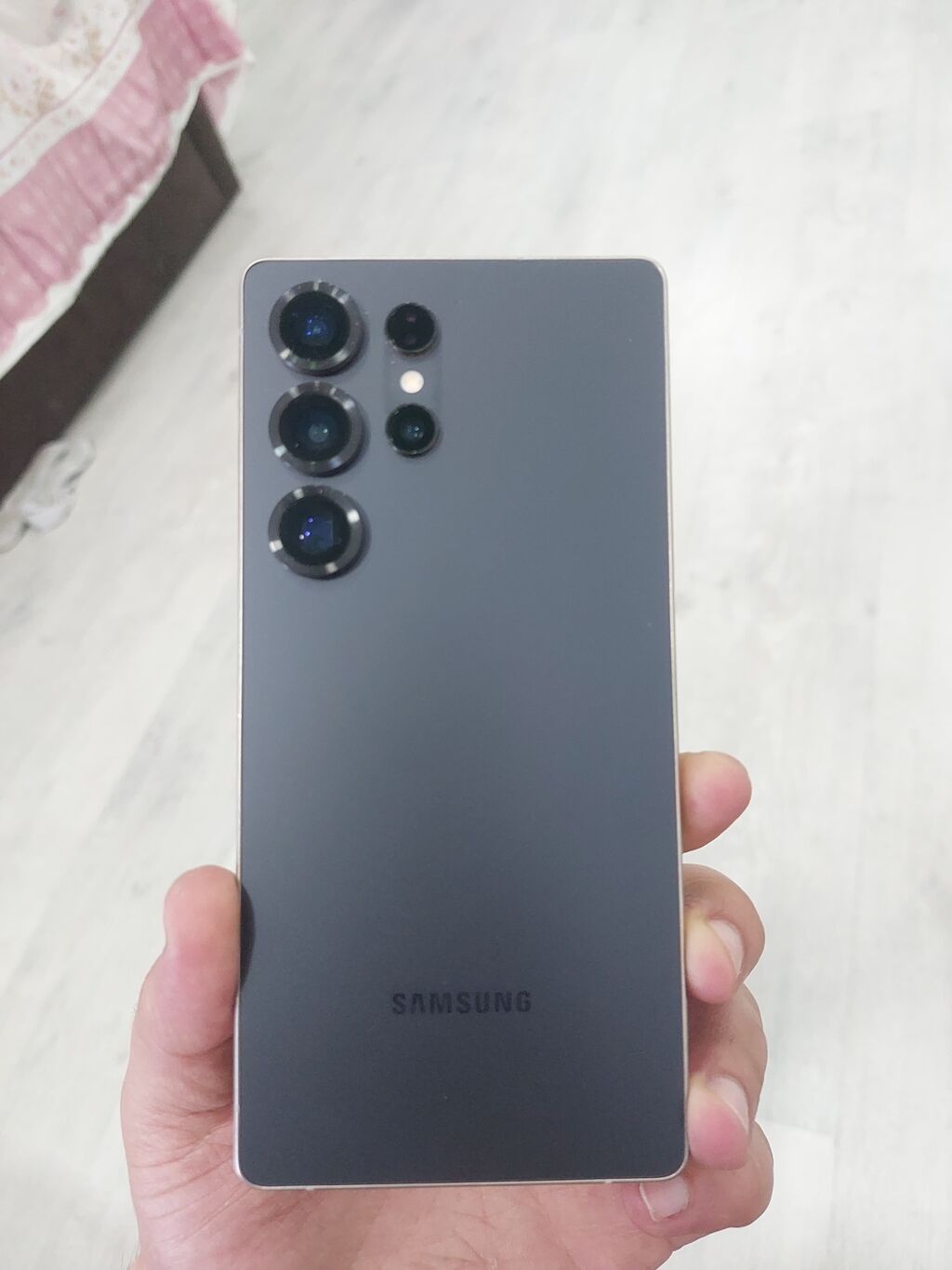Samsung Galaxy S25 Ultra, 256 GB, rəng - Mavi, Zəmanət, Barmaq izi, Simsiz şarj — Samsung, Novxanı