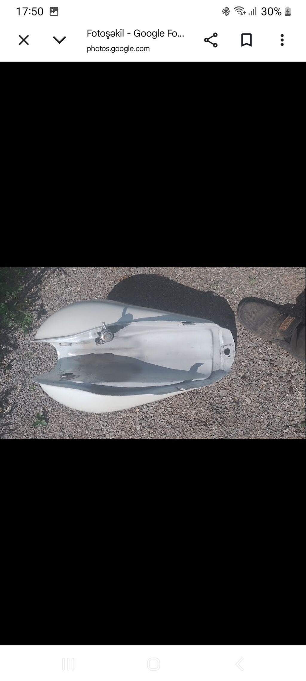 Moped/velosiped üçün benzin çəni - Material: metal korpusQeyd: Özüm — Yanacaq sistemi, Daşkəsən (3)