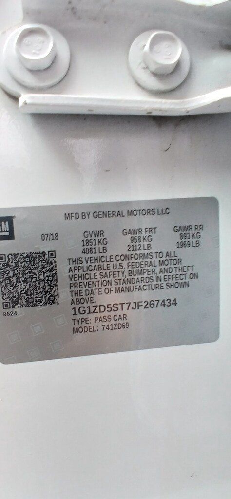 Chevrolet Malibu, 1.5 L, 2018 il, 195 000 km — Avtomobillər, Gəncə (10)