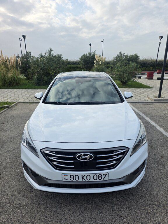Hyundai Sonata, 2.0 L, 2016 il, 50 500 km 90-KO-087 — Avtomobillər, Bakı (2)