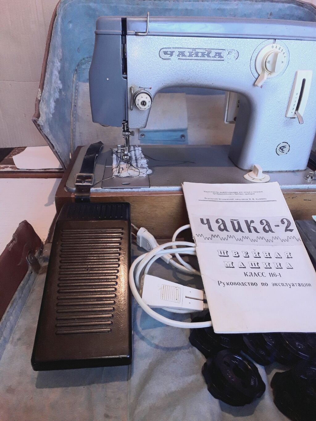 Tikiş maşını Chayka, İşlənmiş,Elektromexaniki — Tikiş və işəmə maşınları, Bakı (4)