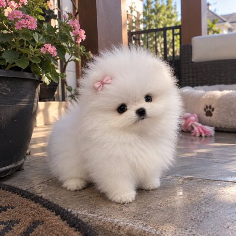 Pomerian Spitz, 2ay, Erkək, peyvəndli — Bakı