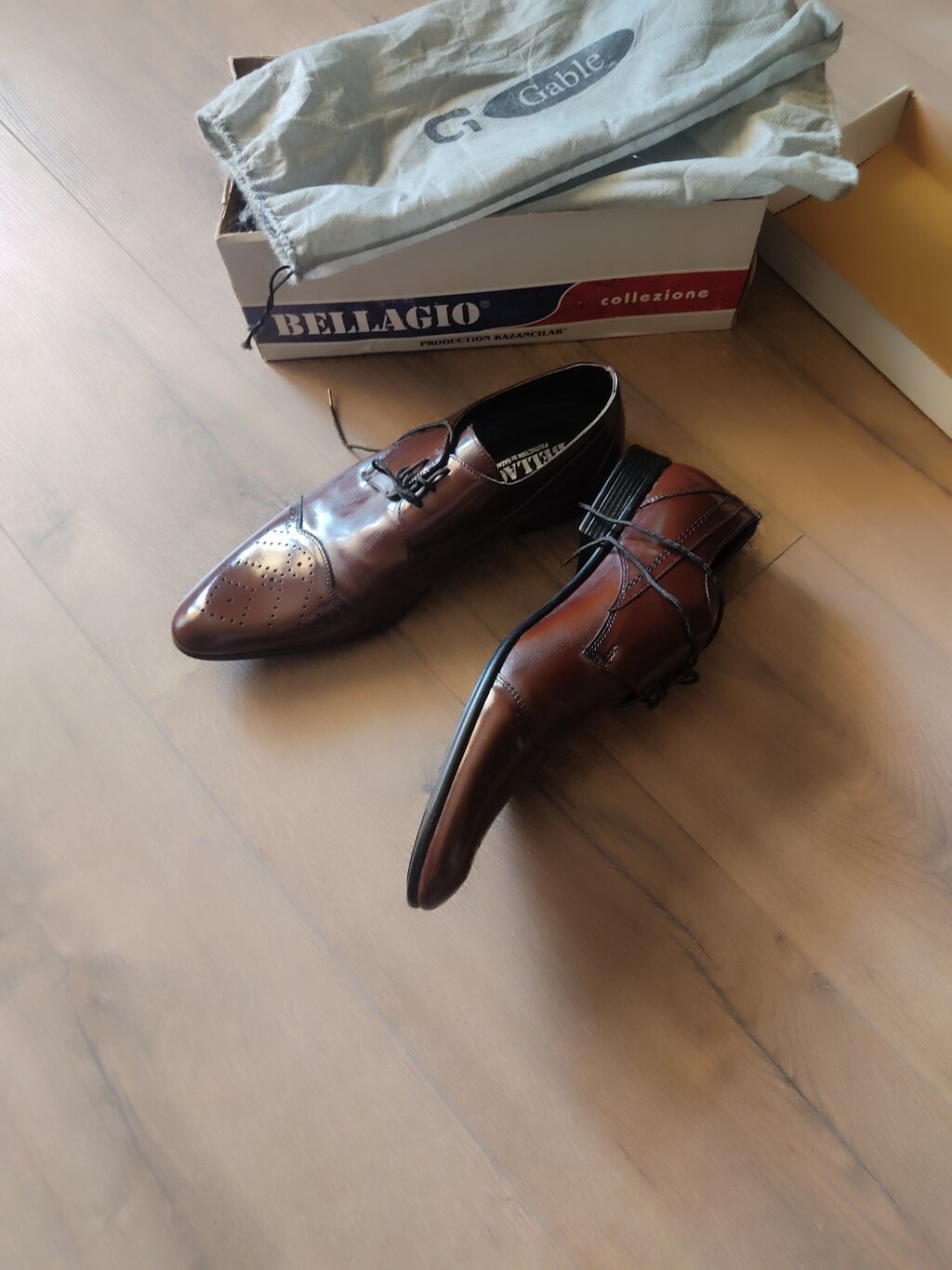 Bellagio Collezione klassik kişi ayaqqabıları - Model: Şnürlü, zərif — Ayakkabılar, Bakı (2)