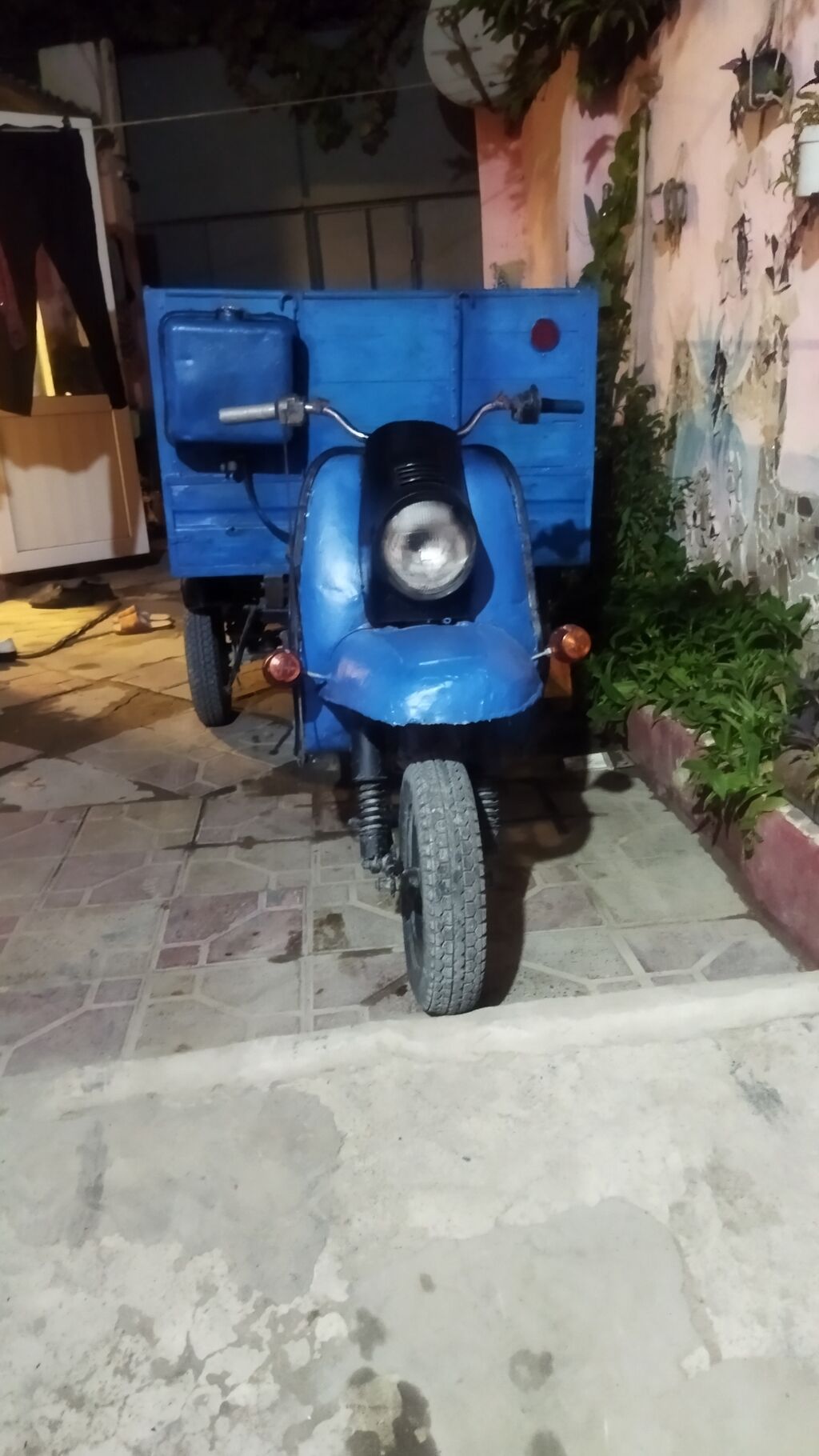 Yükdaşıma üçün üçtəkərli motosiklet (trisikl) - Konstruksiya: Ön — Motosikletlər, Bakı