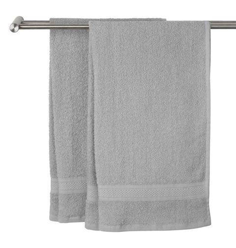 Hamam dəsmalı Jysk Uppsala, 65x130 sm, pambıq, açıq boz — Bakı