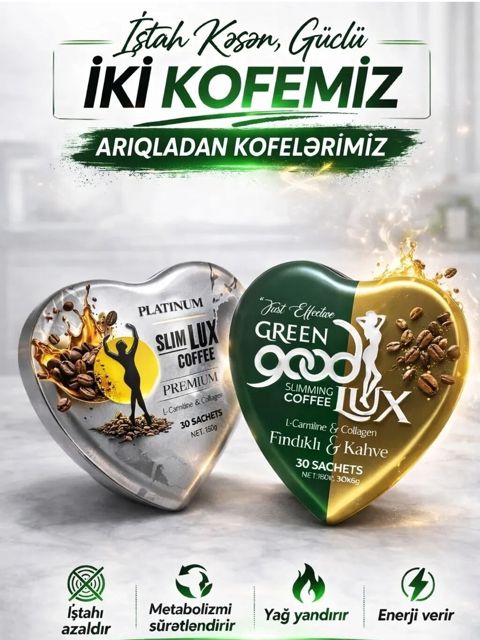 Arıqlama prosesinə dəstək indi bir fincanda green good lux + — Bakı