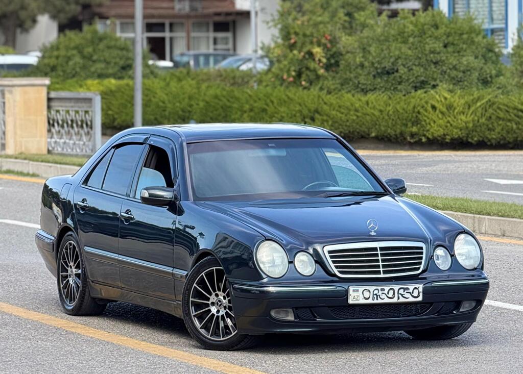 Mercedes E 240, 2.4 L, 1999 il, 350 000 km — Avtomobillər, Bakı (5)