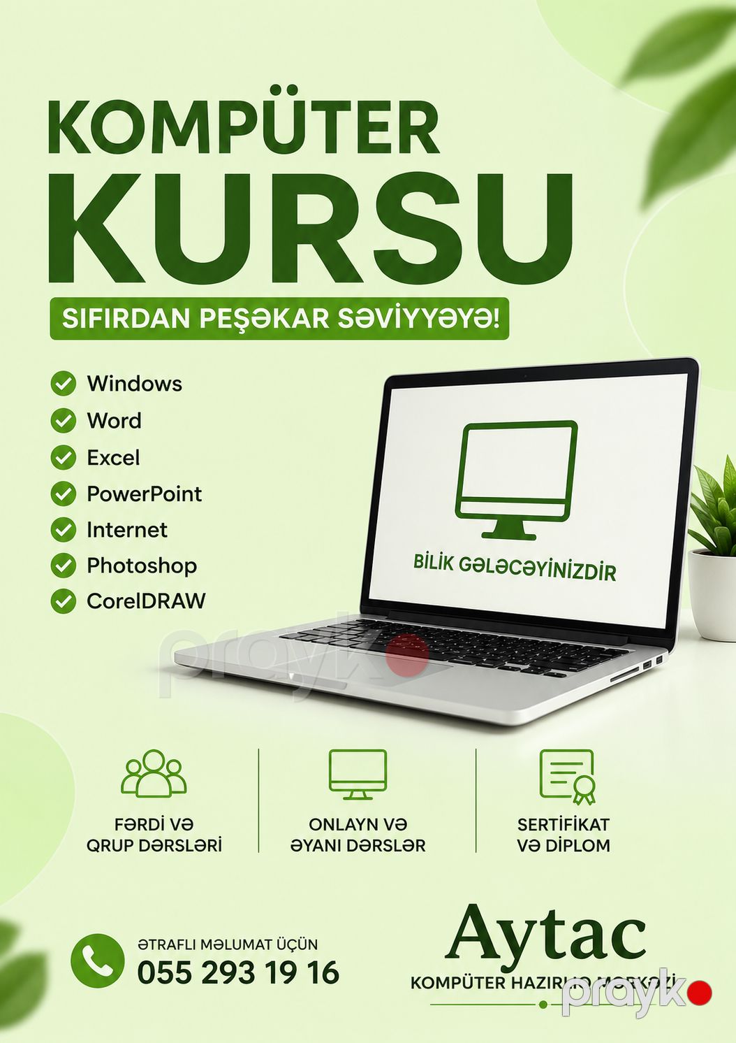 Komputer kursu — Kompüter kursları, Bakı (2)