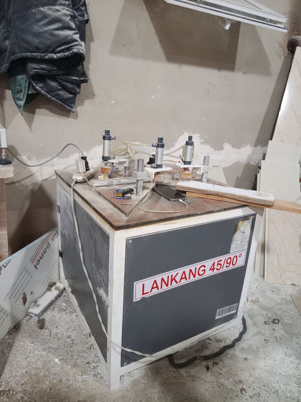PVC/alüminium pəncərə-qapı istehsalı üçün avadanlıqlar dəsti Tərkib — Stanoklar, Digah (2)