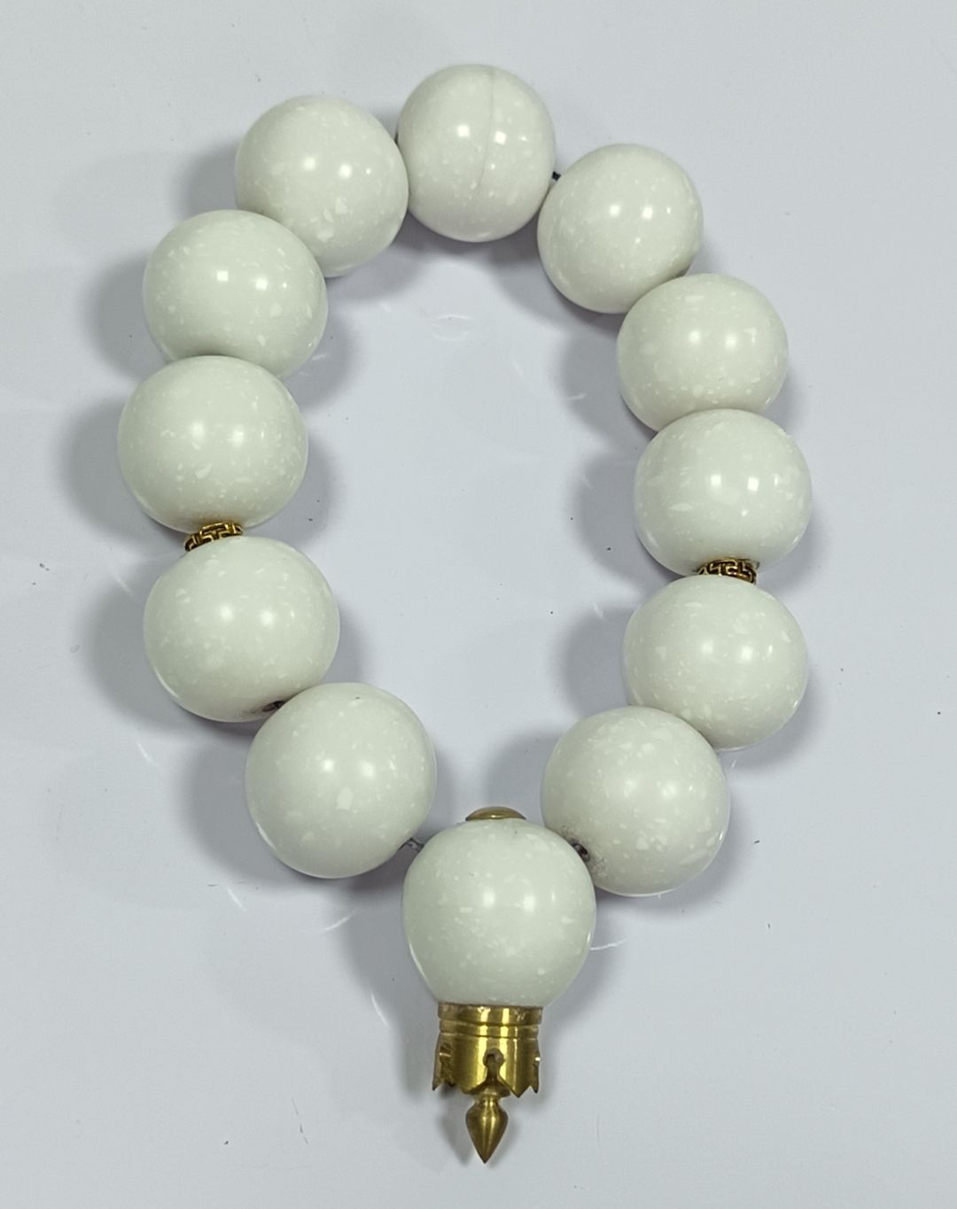 Təsbeh 15357579, ağ, mərmər, 170 mm — Mallar, Bakı (3)