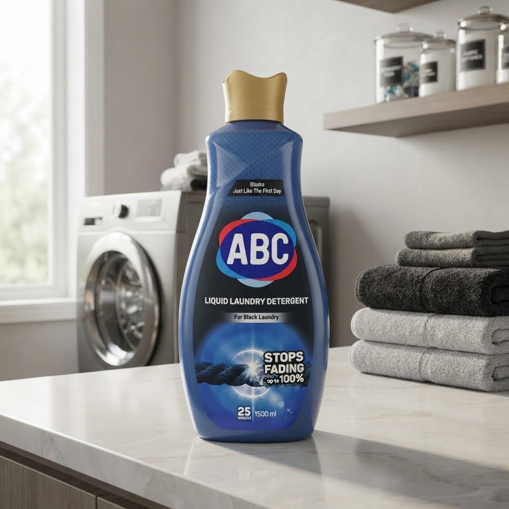 Yuyucu maye ABC, Qara paltar üçün, Çiçək, 1500 ml — Mallar, Bakı
