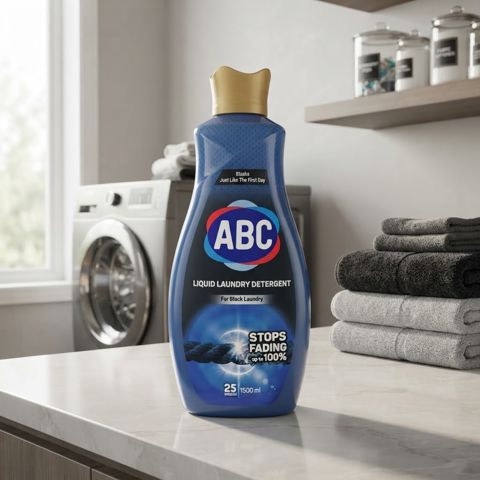 Yuyucu maye ABC, Qara paltar üçün, Çiçək, 1500 ml — Bakı