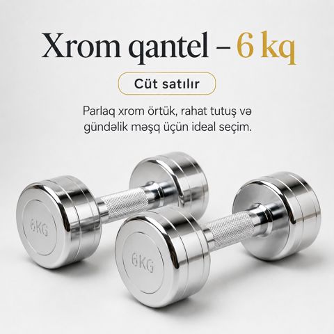 Qantel, xrom, 6 kq — Bakı