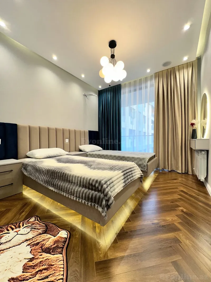 Satılır 3 otaqlı Mənzil Yeni tikili 107 m² Bakı, Xətai r., Gəncə pr — Mənzil, Bakı (8)