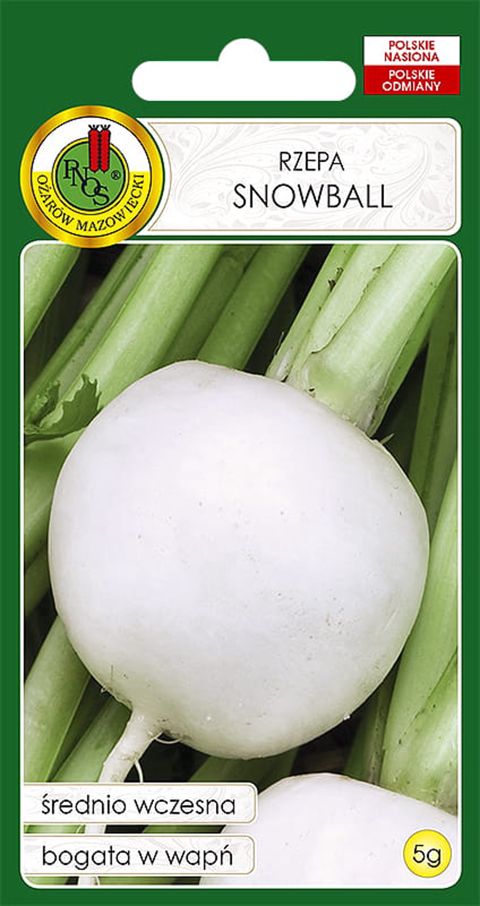 Tərəvəz toxumları Pnos Şalğam Snowball, 5 q — Bakı