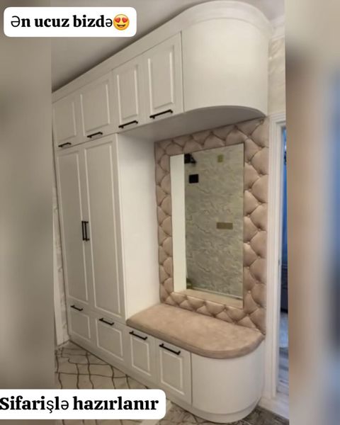 Ən ucuz bizdə Dəhliz dolab Sifarişlə hazırlanır *100₼ başlayır* — Bakı