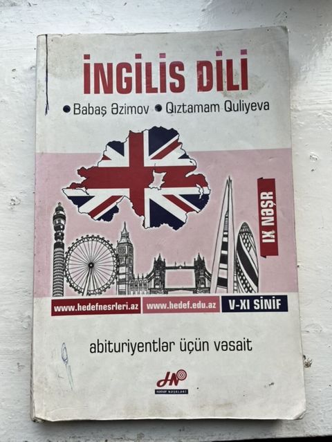 Məhsul: “İngilis Dili – abituriyentlər üçün vəsait” Müəlliflər: Babaş — Astara