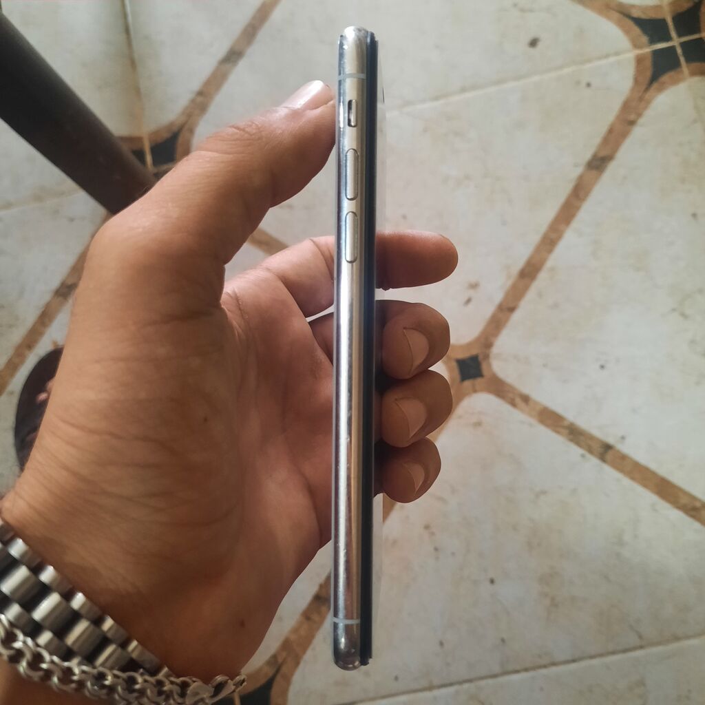 IPhone X, 64 GB, Gümüşü, Face ID — Apple iPhone, Sumqayıt