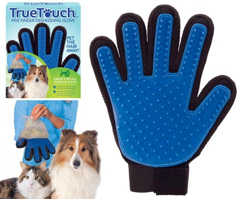 İt və pişik tüklərinin daranıb təmizlənməsi üçün əlcək True Touch — Bakı