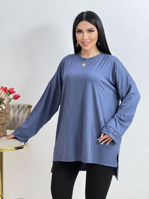 Tunika, göy, parça, ölçü One size — Bakı