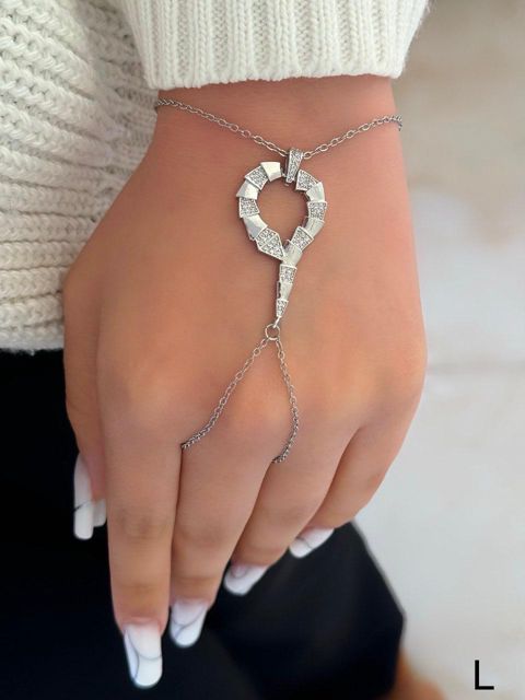 Şahmaran qolbağı qadınlar üçün 66902984, bijuteriya ərintisi — Bakı