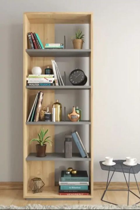 Rəf Elegant Wood ZARR804, laminat, 60x163x22 sm — Bakı