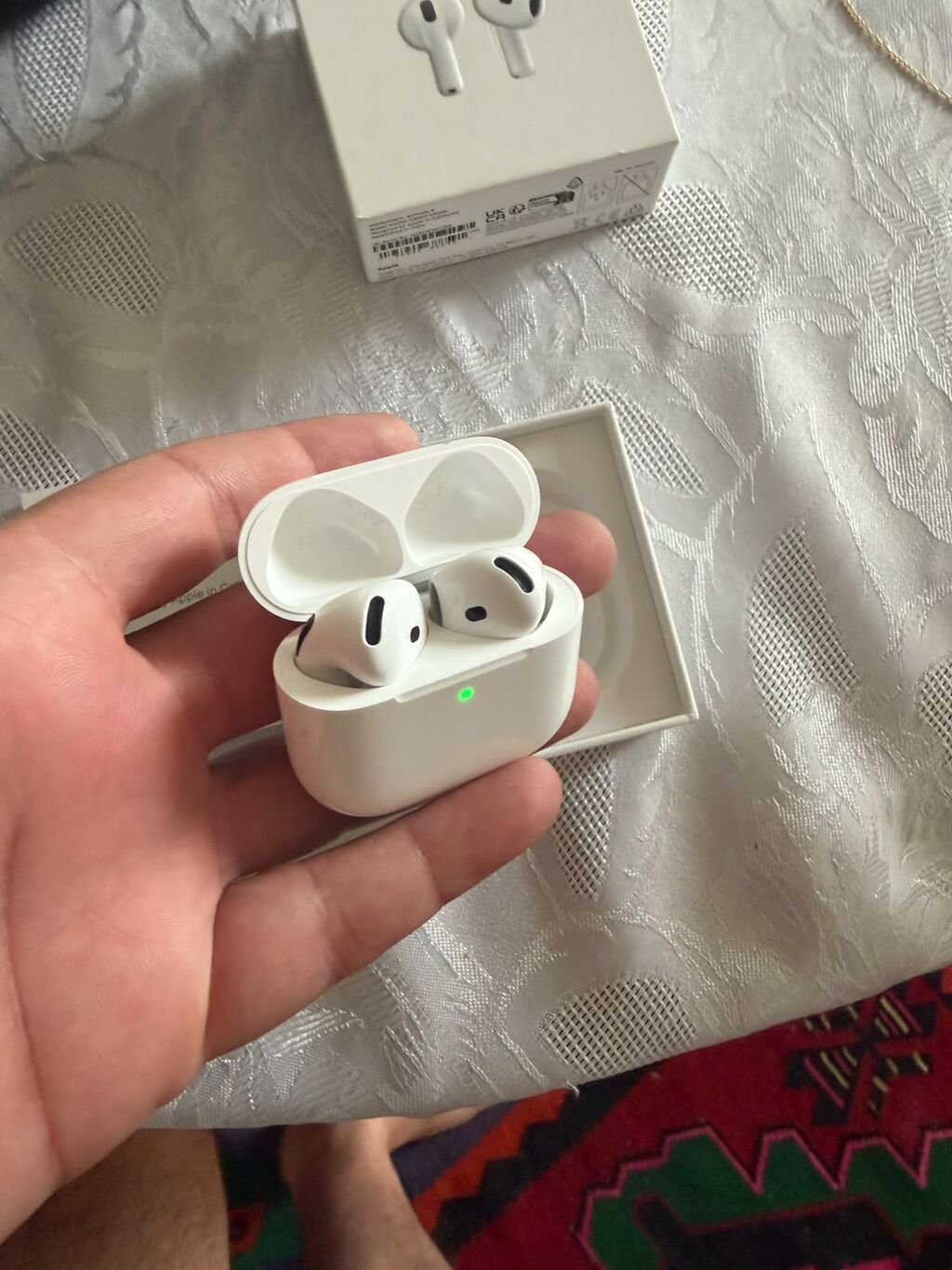 Yeni Simsiz (Bluetooth) Qulaqcıqlar, Apple, rəng - Ağ — Qulaqcıqlar, Bakı (3)