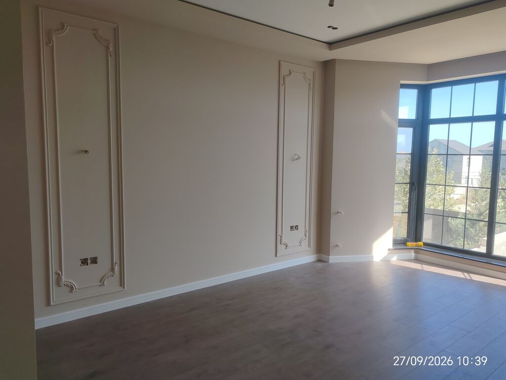 Parket döşəmə xidməti – balıqquyruğu (herringbone) və düz xətt dizaynı — Döşəmə və tavan işləri, Bakı (4)