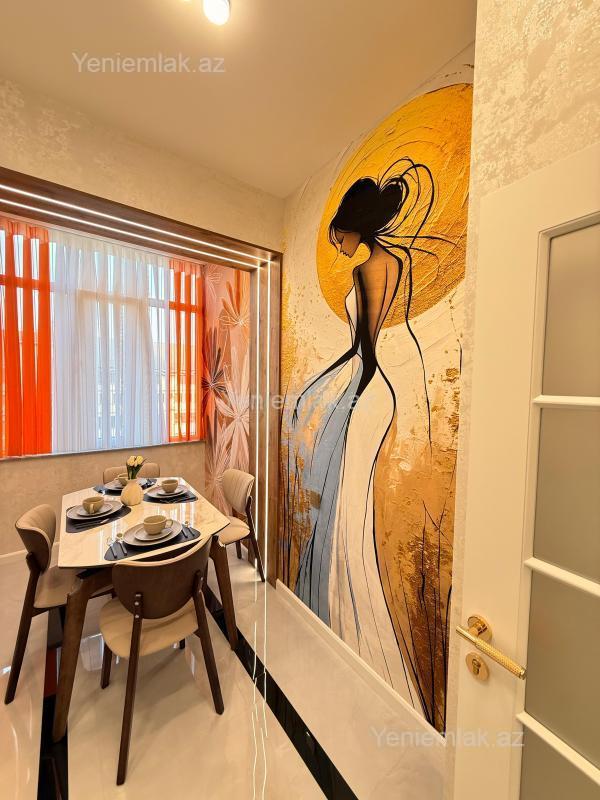 Satılır 2 otaqlı Bina evi menzil (Yeni tikili), 80 m², Xətai rayonu — Mənzil, Bakı (8)