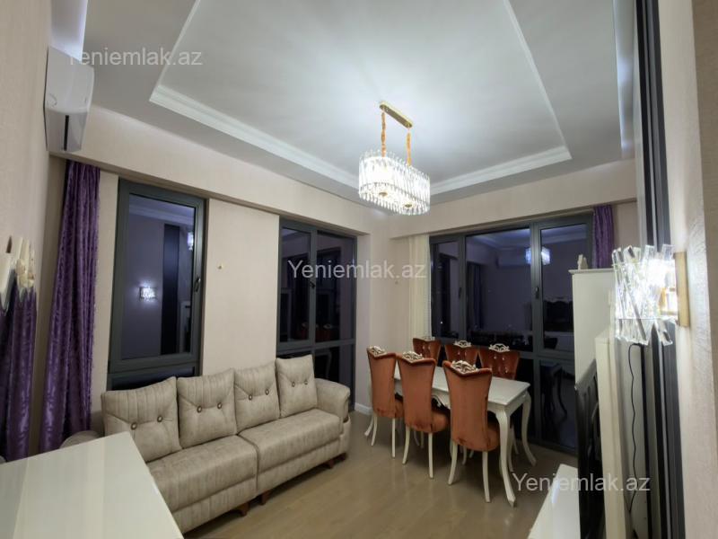 Kirayə 3 otaqlı Bina evi menzil (Yeni tikili), 85 m², Nərimanov rayonu — Mənzil, Bakı (2)