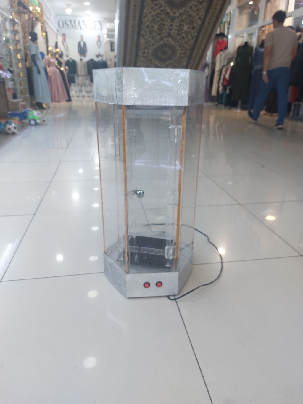 Elektrikli fırlanan vitrin stendi - Forması: çoxbucaqlı (altıguşəli) — Vitrini, Bakı