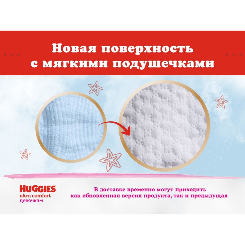 Uşaq üçün bezlər Huggies Ultra Comfort 4 Girl, 8-14 kq, 50 əd — Mallar, Bakı (2)