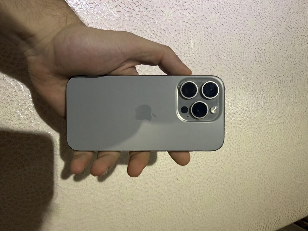 IPhone 15 Pro, 128 GB, Natural Titanium, Simsiz şarj, Face ID — Apple iPhone, Bakı (4)