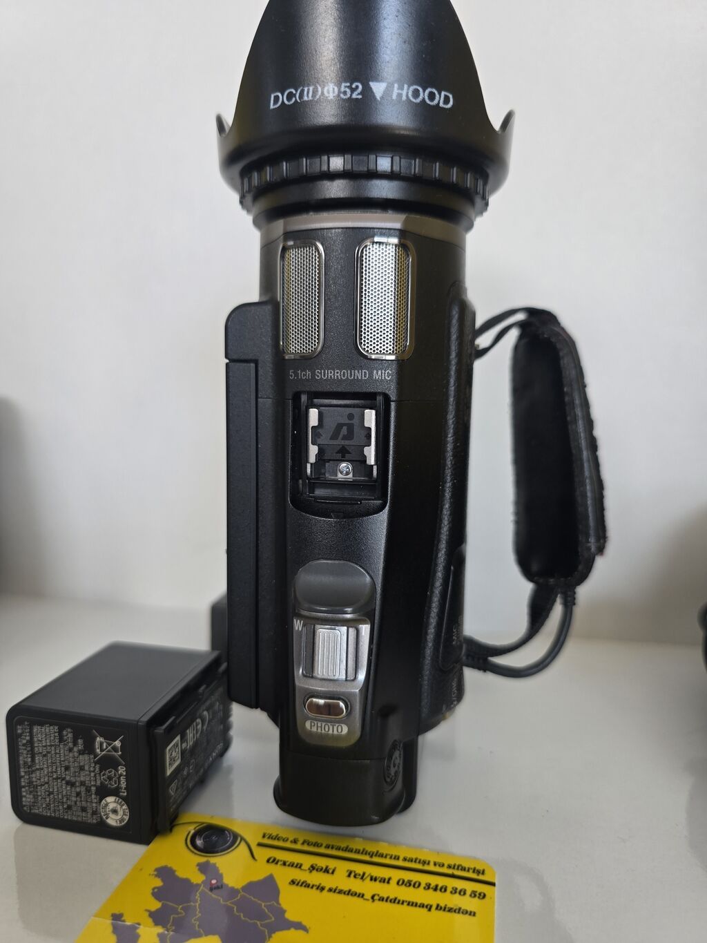 Sony HDR-CX700. üzərində 2 batareka adaptr və canta veriləcək. 96 gb — Video kamera, Şəki (9)