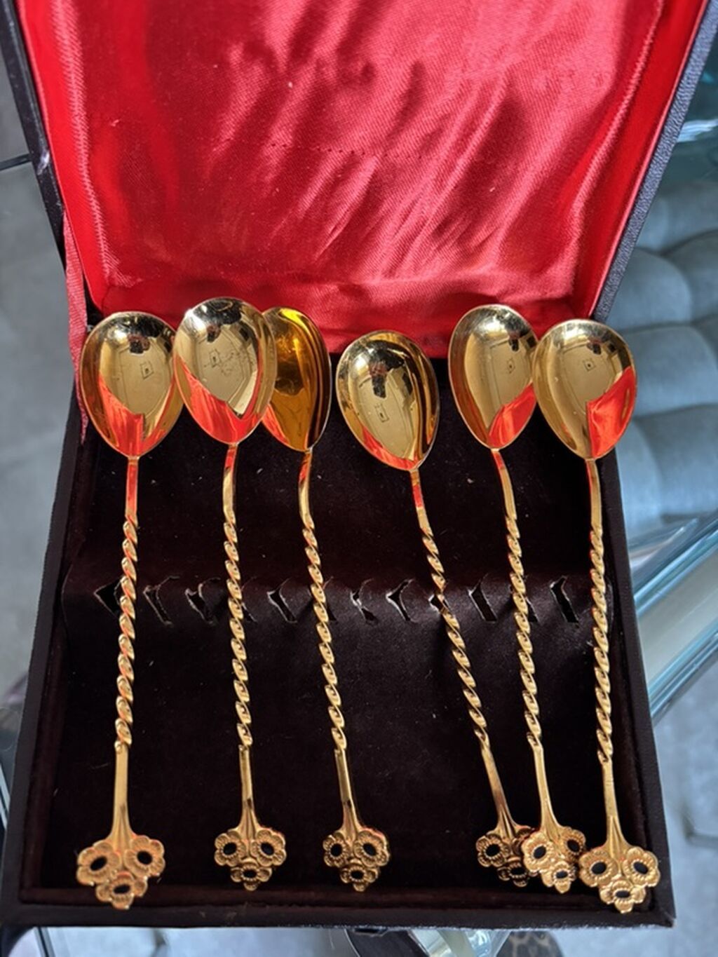 Qızılı melxior qaşıqlar — Qaşıq, çəngəl, bıçaq, Bakı
