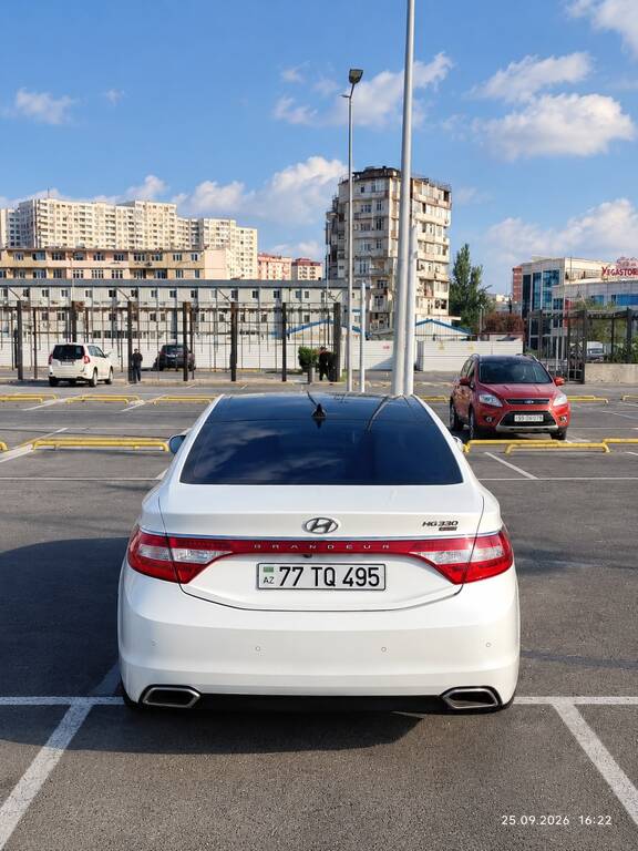 Hyundai Grandeur, 2.2 L, 2015 il, 287 000 km 77-TQ-495 — Avtomobillər, Bakı (4)