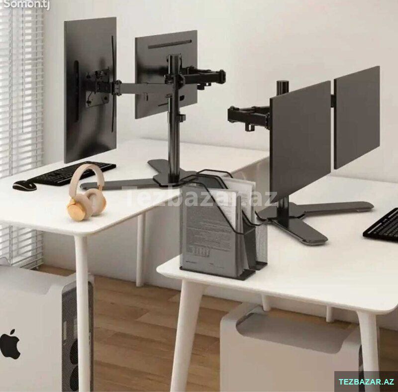 İki monitor saxlayan kronşteyn satılır — Kompüter və noutbuk təmiri, Bakı (3)