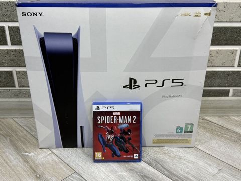 Sony PlayStation 5 (PS5) konsolu + Marvel’s Spider‑Man 2 oyunu — Qobu
