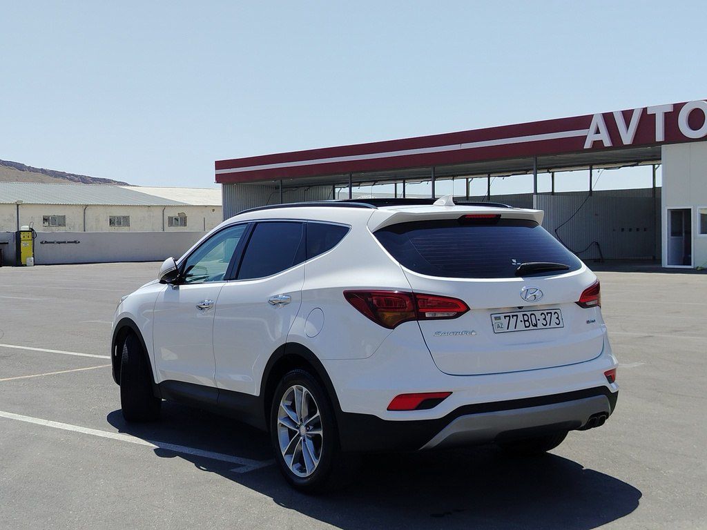Hyundai Santa Fe, 2.0 L, 2015 il, 199 000 km 77-BQ-373 — Avtomobillər, Bakı (4)