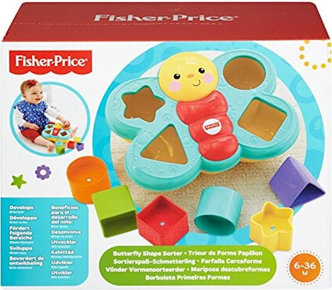 Sorter Fisher-Price, Butterfly Shape Sorter, 6 ay+ — Mallar, Bakı (3)