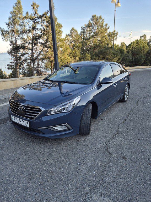 Hyundai Sonata, 1.7 L, 2015 il, 155 000 km 77-GB-717 — Avtomobillər, Bakı (2)