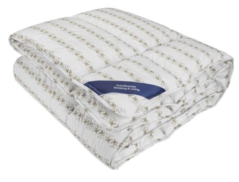 Yorğan Jysk Tronfjellet, 200x220 sm, ikinəfərlik, qış, polyester lifi, ağ — Bakı