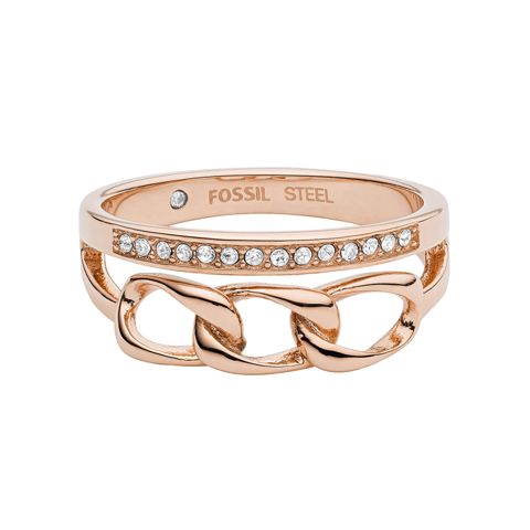Üzük qadınlar üçün Fossil JF03351791505, Swarovski kristalları — Bakı
