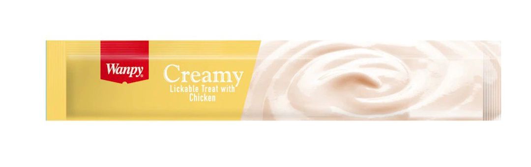 Pişiklər üçün maye məzə Wanpy Creamy Lickable Treats Chicken, 70 q, 1 əd — Mallar, Bakı